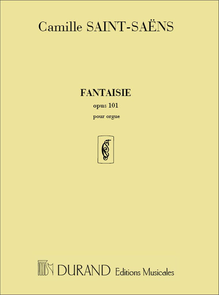 Fantaisie No 1 Op.101 Orgue